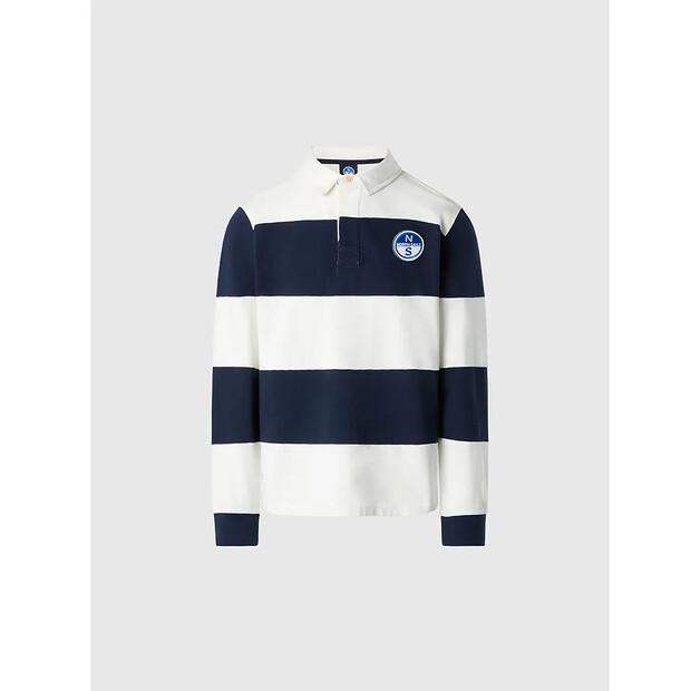 North Sails Logo поло с длинными рукавами