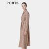 PORTS Women's Autumn/Winter Printed Shirt Dress