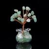 Mini Tree Crystal Stone Mini Vase Car Desktop Tabletop Ornament Bookshelf Courtyard Home Decorations