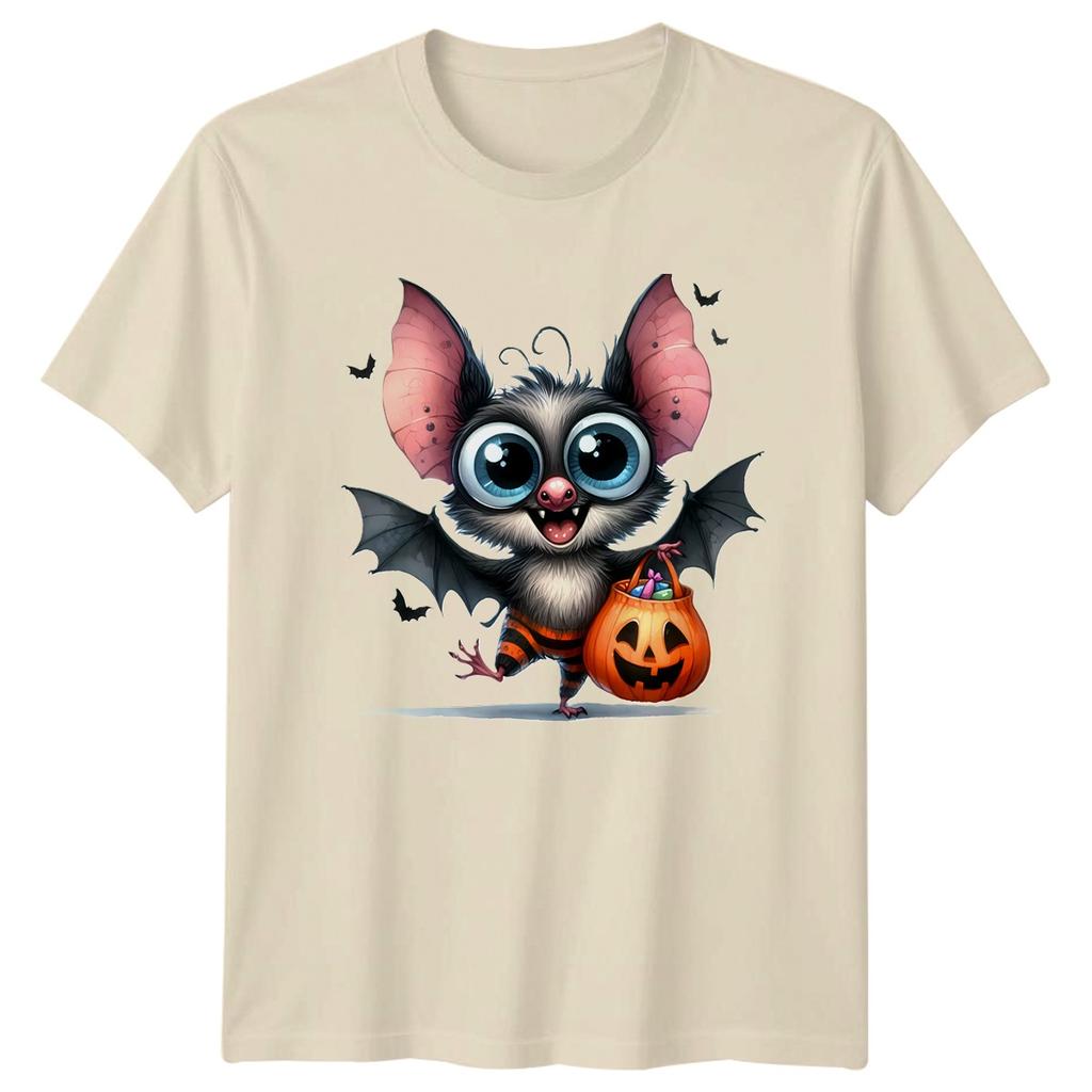 Halloween Bat Trick Or Treat Kids Holidays Unisexs Unisexs Graphic Tee