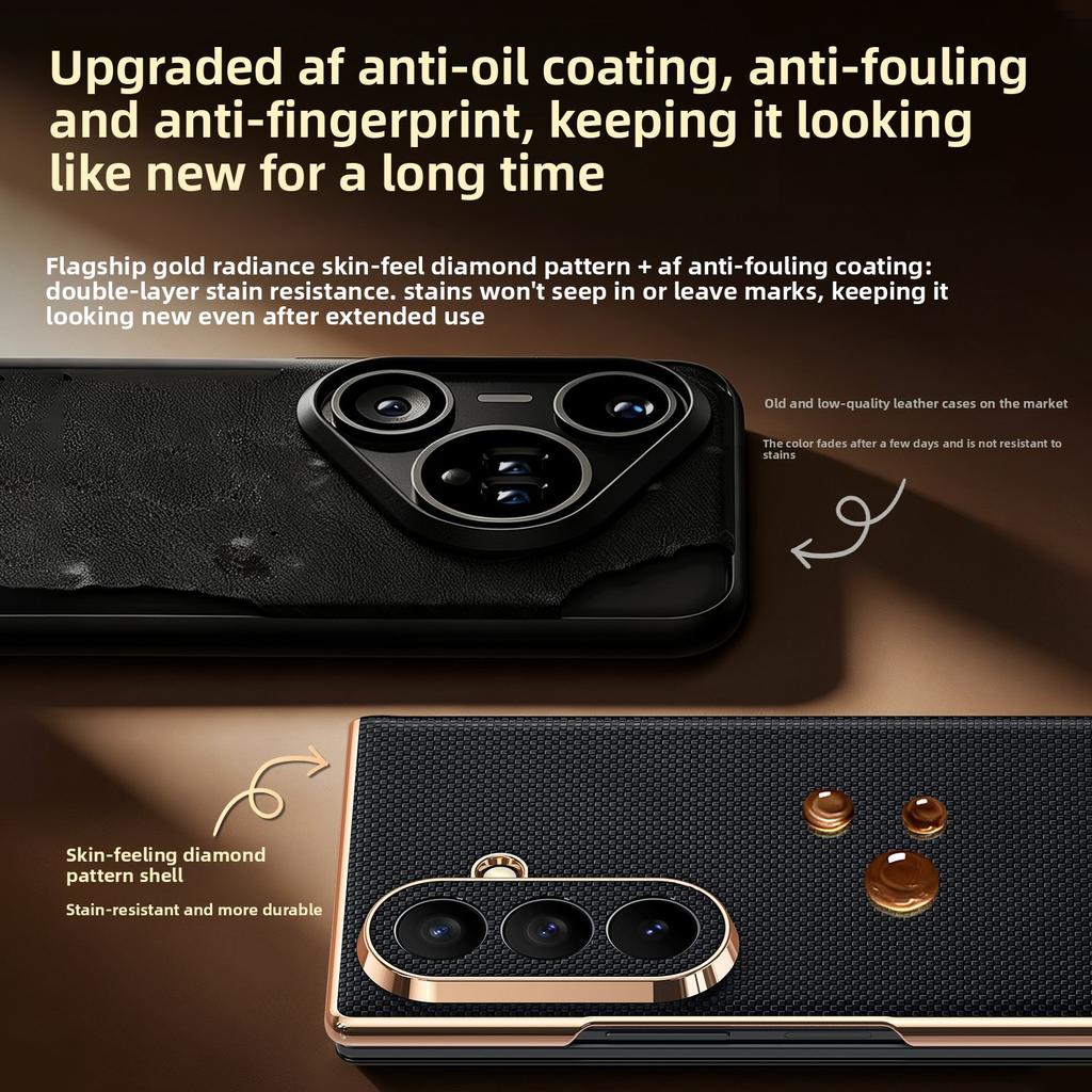 Luxury Business Magnetic Flip Textured Skin Feel Case for Samsung Galaxy Z Fold8 Ultra 7 6 Shockproof for Magsafe Slim Fit Cover