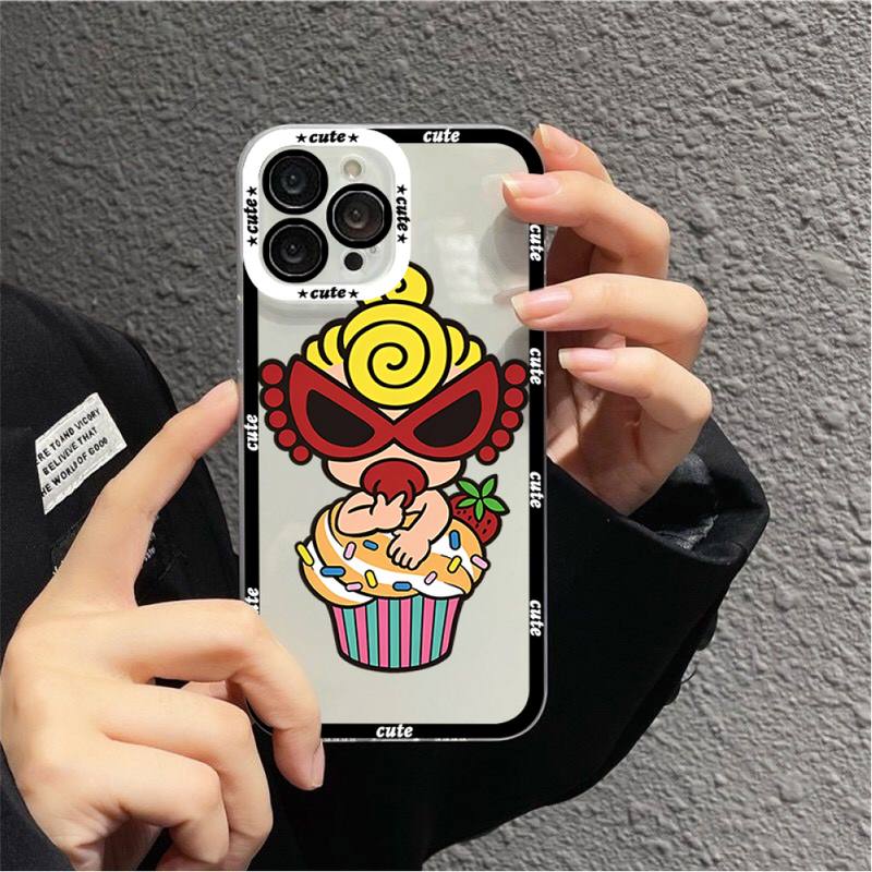 Японский модный истеричный мини-чехол для телефона для iPhone 11 12 13 Mini Pro Max 14 Pro Max чехол