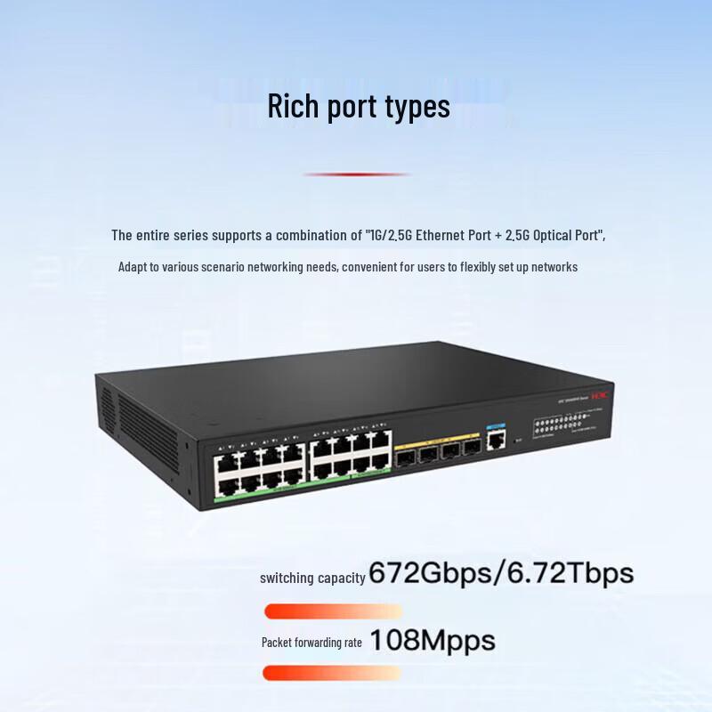 Управляемый коммутатор серии H3C S5000NV6 2,5G