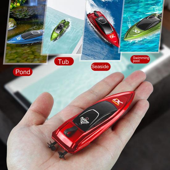 1 Набор Скоростной Лодки с Дистанционным Управлением, USB-Зарядка, Водонепроницаемая, Защита от Переворачивания, Вращение на 360 Градусов, Моделируемая, Игрушки, Высокоскоростные RC Гонки