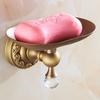 Soap Dishes Fashion Antique Retro Wall Mounted Brass Soap Basket Bronze Finish Soap Dish Soap Holder Bathroom Accessories 3705F