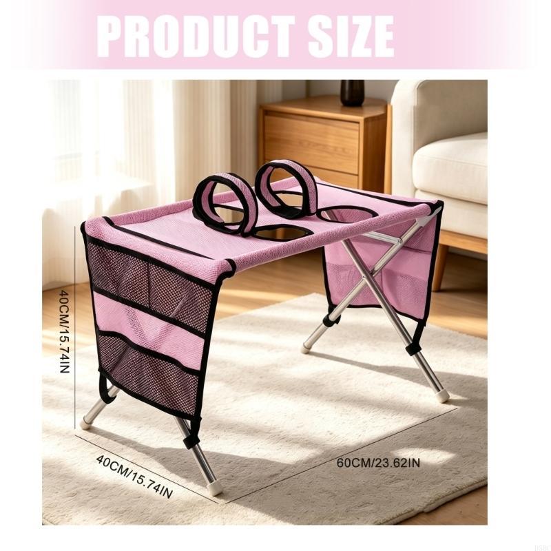 Trimming Station for Small Dogs and Cats, Pet Hammock Grooming Cradle with Four Leg Openings and a Take-Apart Base