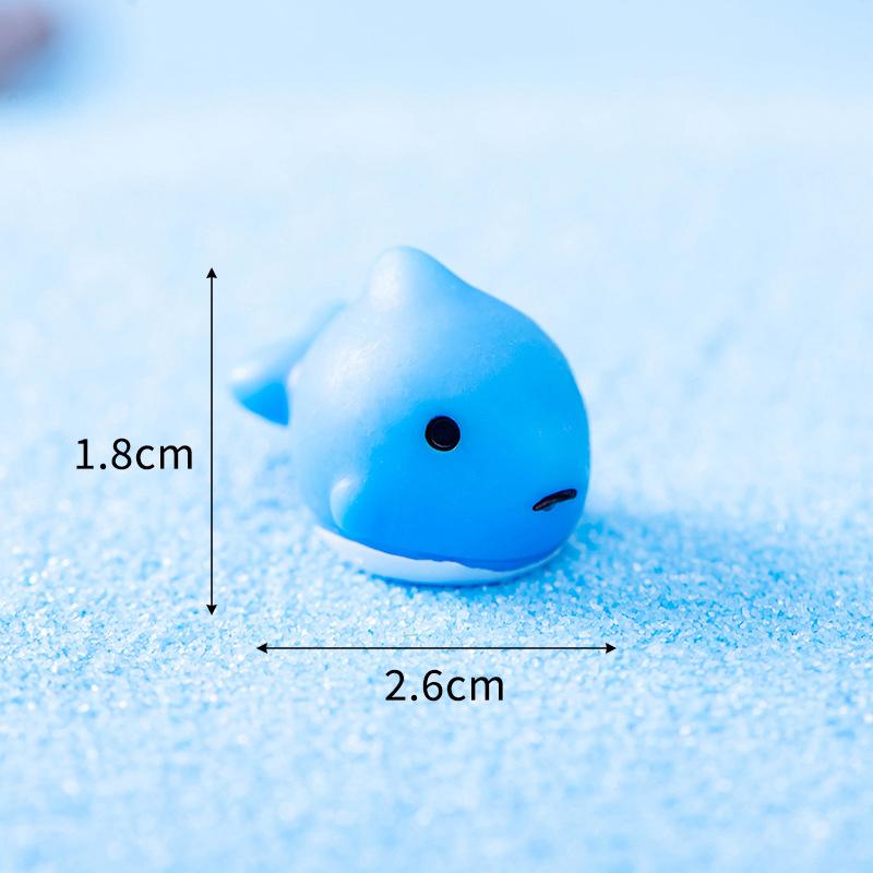 Creative Resin Ocean Animals Dolphins Qctopuses Jellyfish Figurine Landscape Ornaments Home Decorations Aquarium Fish Tank