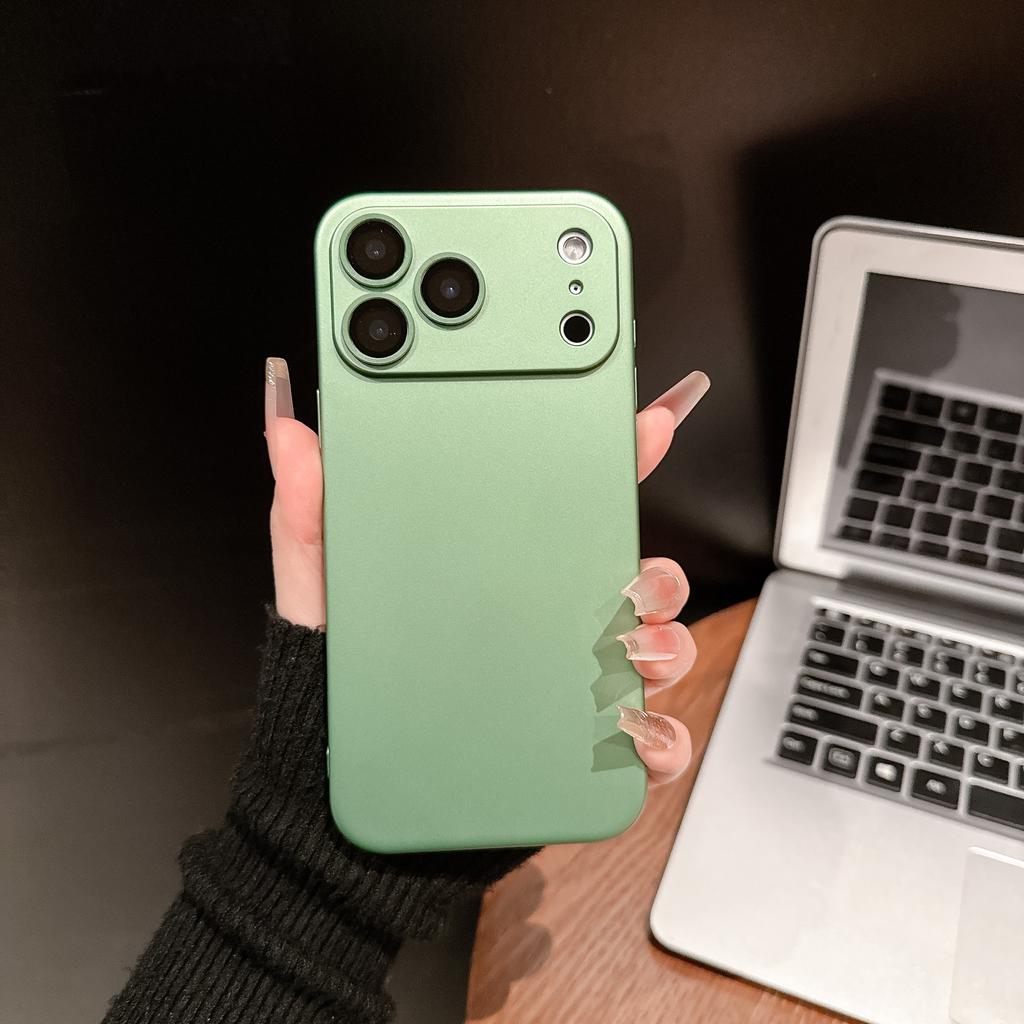 Матовый чехол-бампер со всесторонней защитой объектива для iPhone 17 Air 16 15 14 13 12 11 Pro Max Plus, противоударный чехол с матовым стеклом для камеры