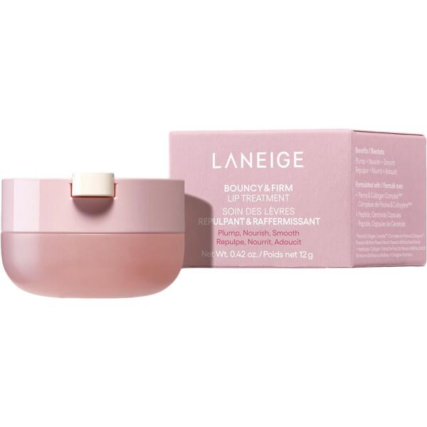 LANEIGE Bouncy & Firm Lip Treatment 12 г, Укрепляющий, Питательный, Увлажняющий, Корейская косметика, Kbeauty, пробник