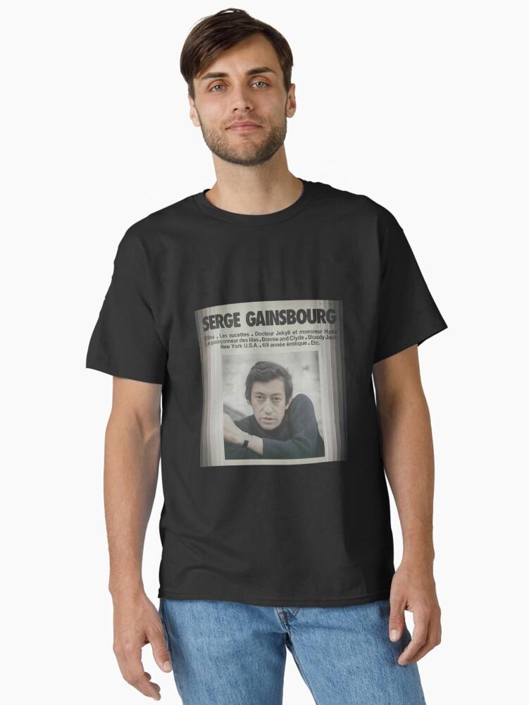 Serge Gainsbourg Album Serge Gainsbourg 1974 Classic T-Shirt
