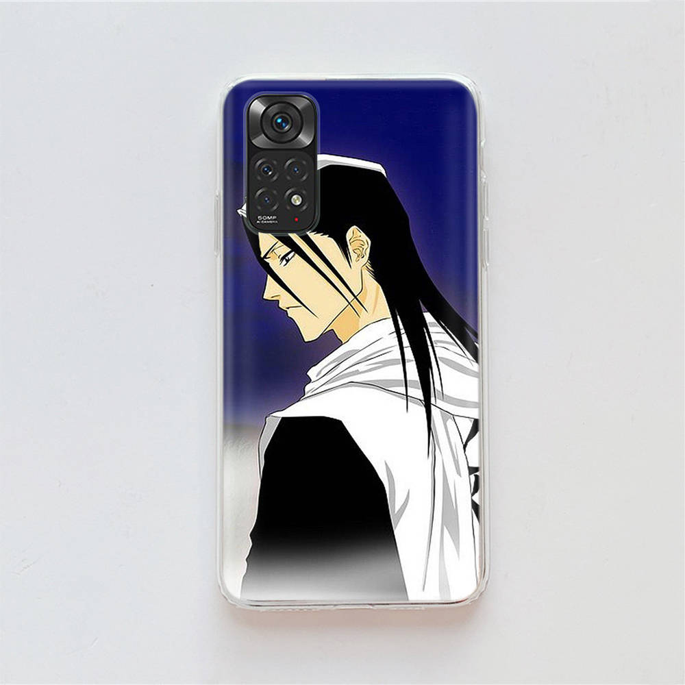 Чехол DT26 Bleach для Samsung A04 A14 A23 A34 A54 M23 M33 M52 M53 Realme 10 9 C30S C35 C55 VIVO Y02S Y21 Y33S Y51 X80 Pro Прозрачный чехол