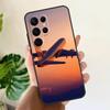 Мягкий чехол для телефона Samsung Galaxy S25 S21 S22 S23 S24 Ultra S9 S10 Plus S20 FE S24 FE с рисунком самолета