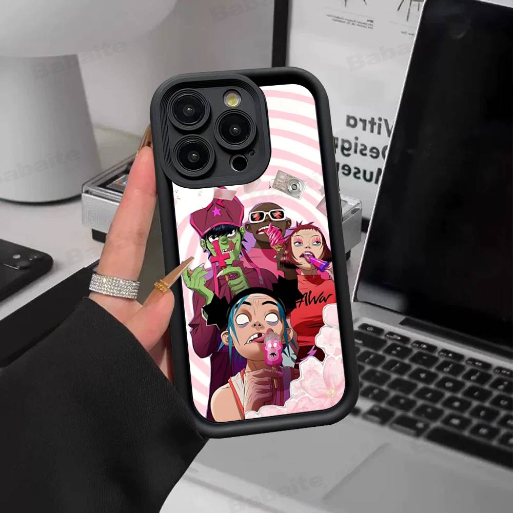 Art Pop Band G-gorillazS Music Phone Case For IPhone 17 16 15 14 13 12 11 Pro Max Mini Plus Soft TPU Back Cover
