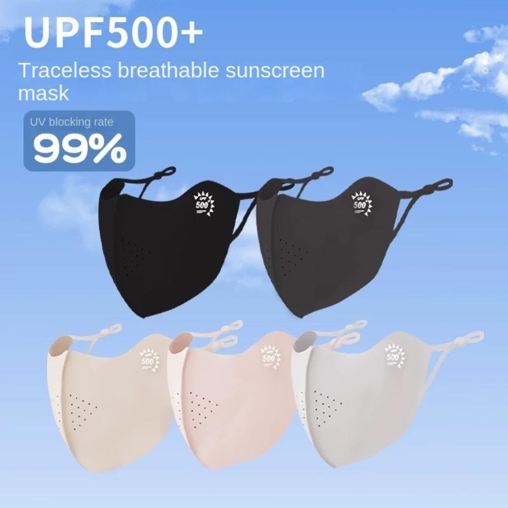 Anti-UV Ice Silk Mask Breathable Anti-sun Mask Face Cover Scarf Protect The Corners of The Eyes