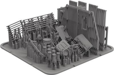 ROKIT Набор деталей для модернизации российского основного боевого танка Studio Scale T-72B3M (пластиковая модель Meng) 1/72 RKS720601 (для моделей) (танк)