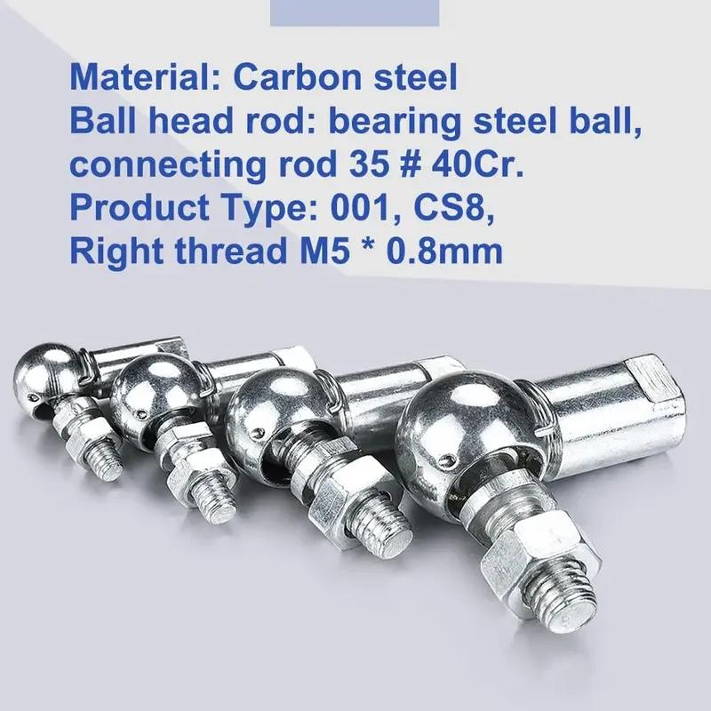 4Pcs M5 M6 M8 M10 Ball Joint Rod End Bearing Right Angle CS8/CS10/CS13/CS16 Rod End Ball Bearing