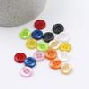 Pearlescent Resin Buttons: Four-Hole, Solid Color for Men's and Women's Shirts, Cuffs, and Collars
