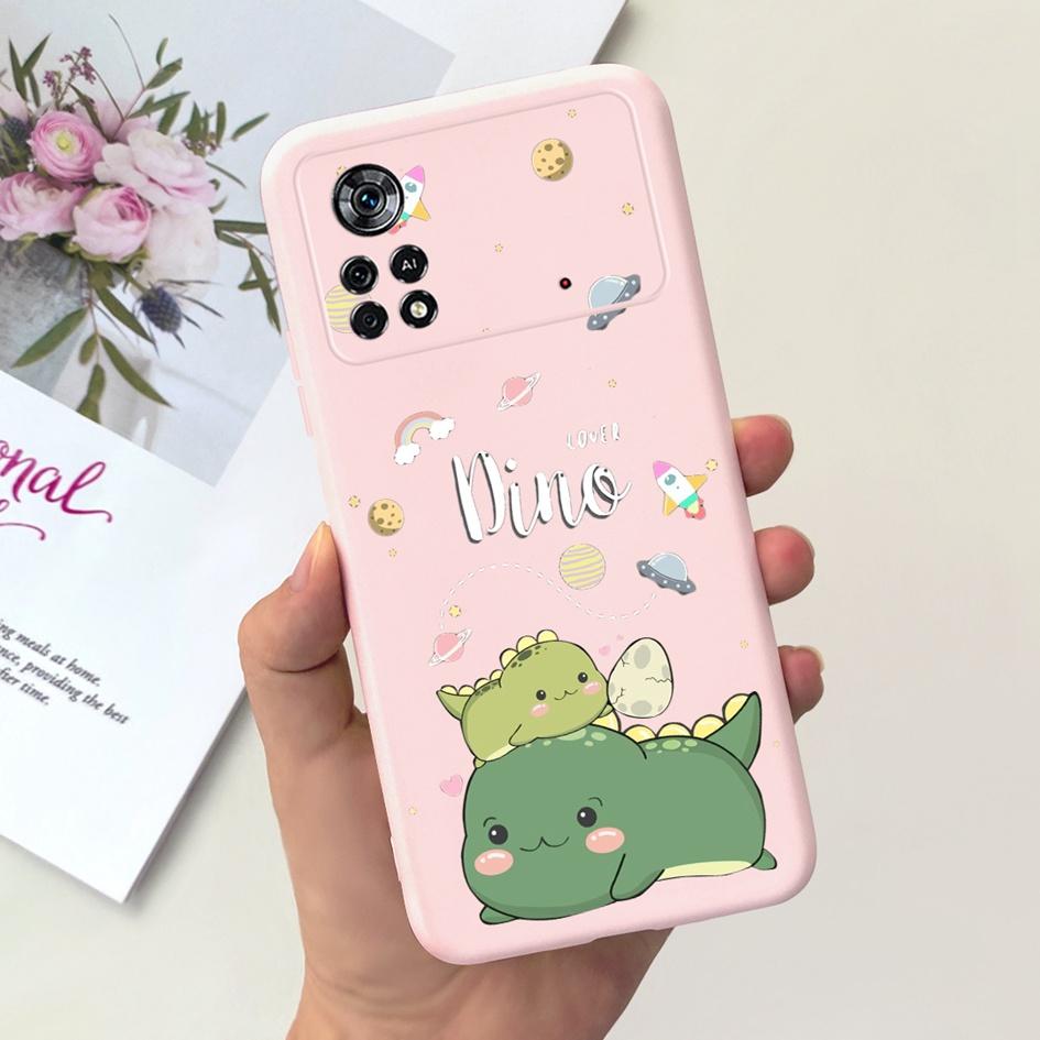 For Xiaomi Poco X4 Pro 5G Case Cute Astronaut Shockproof Silicone Soft Funda Phone Cover For Xiomi Poco X4 Pro Protective Bumper