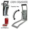 Can Press Bottle Opener Crusher Wall-Mounted Space-Saving Efficient Recycling Durable Metal Beer Soda Can Smasher