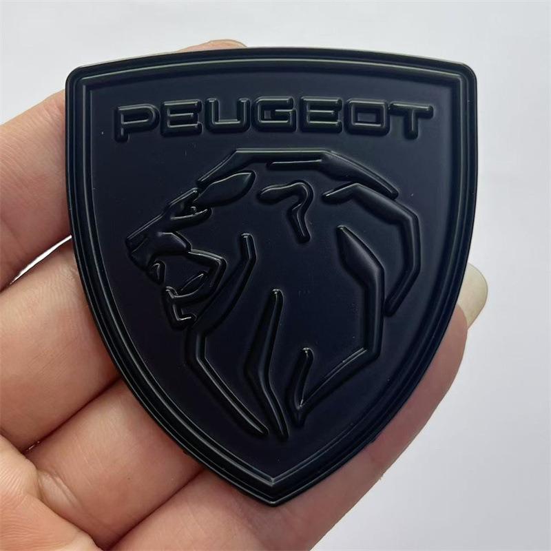 3D Metal Peugeot Emblem Personalized Modification Auto Decoration Sticker Car Body Stickers For Peugeot GT 3008 308 T9 208 508