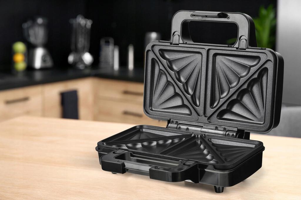 900W 3in1 Sandwich Maker, Grill Plates, Toast Plates, and Waffle Plates