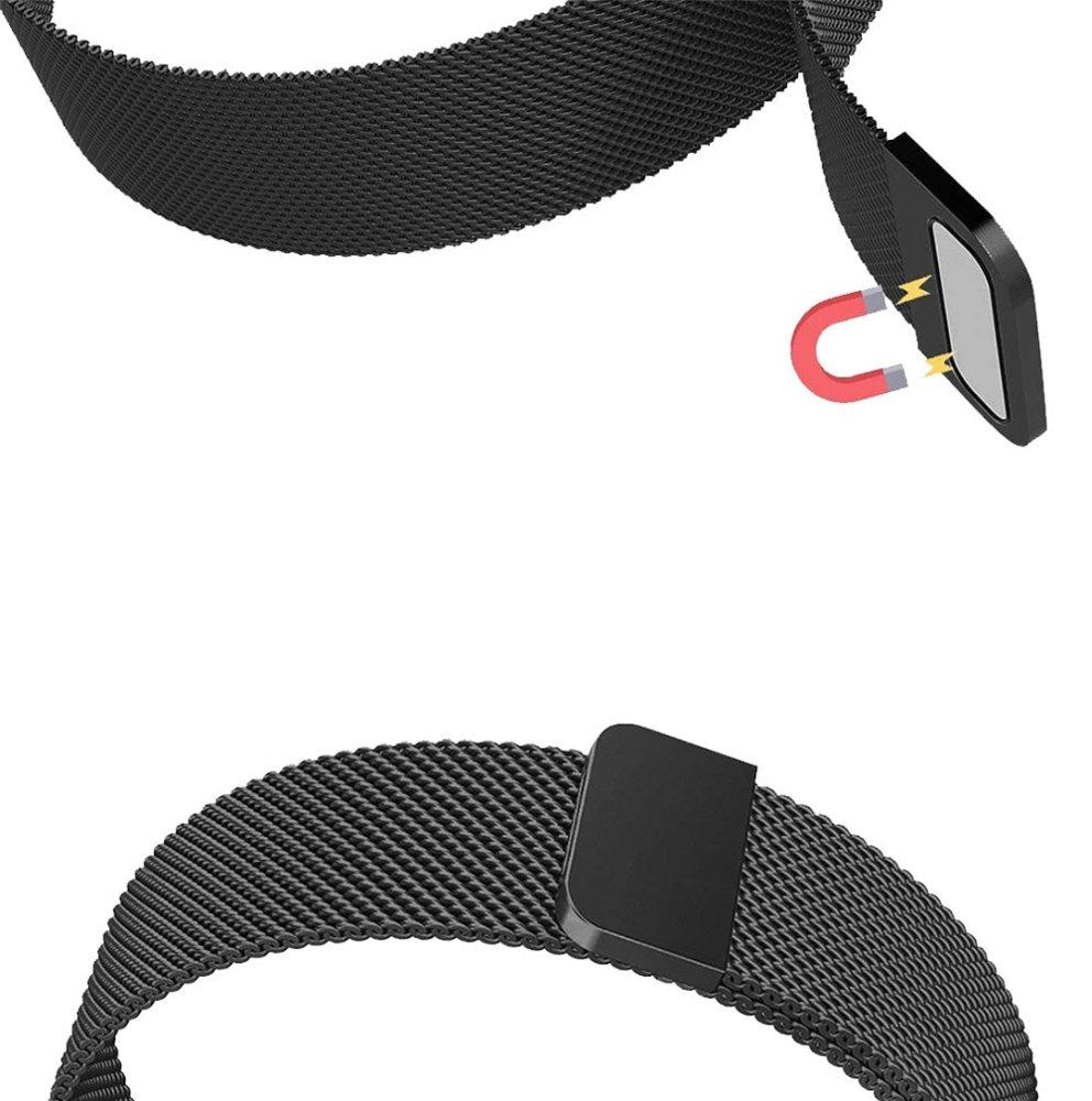 Universal Milanese Bracelet 20mm, Black
