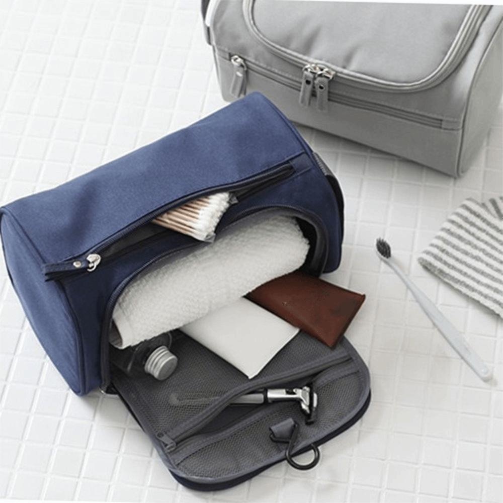 Nylon Travel Toiletry Bag Large Capacity Bath Organizer Bag Creative Portable Cosmetic Bag  Women