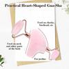 2/3/4pcs Natural Rose Quartz Obsidian Jade Roller Gua Sha Stone Set Gouache Scraper Facial Lifting Anti-Wrinkle Skin Care Tools