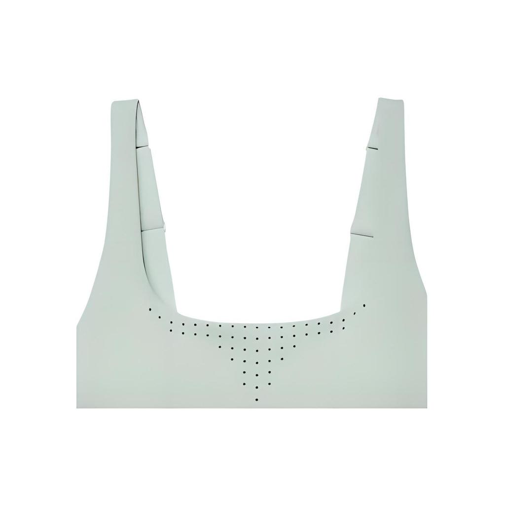 Under Armour Логотип Тренировочный спортивный бюстгальтер Женское нижнее белье Зеленый 1361028-936