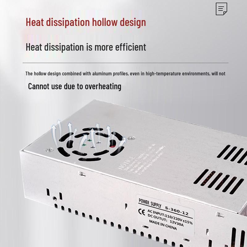 Блок питания 220В в 12В/24В/5В постоянного тока для светодиодных лент - 5А/10А/30А, Трансформатор 60Вт