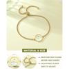 18k Gold Stainless Steel Mustard Seed Bracelets Baptism Confirmation Catholic Christian Easter Gifts for Teen Girl Kids Women
