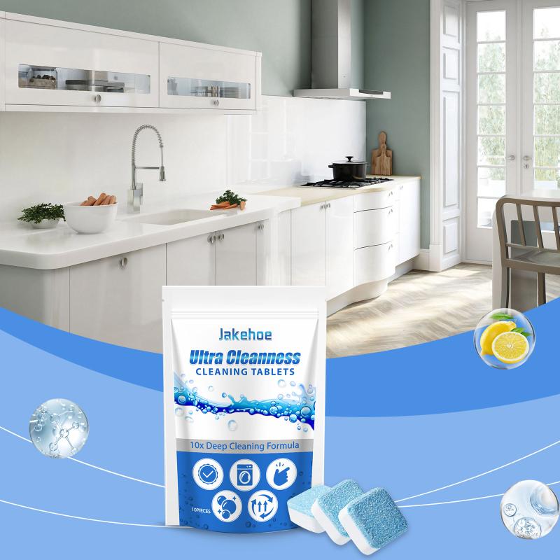 Cleaning Effervescent Tablets Powerful Multi Surface Stain Remover Long Lasting Deodorizer for Home Office Fish Tank
