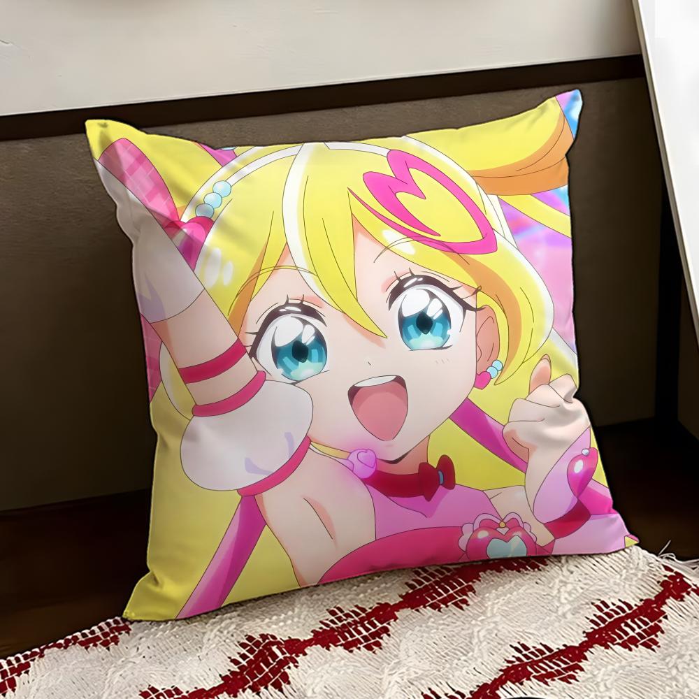 Чехол для подушки YYou and Idol PPretty Cure, двусторонний, мягкий, прочный, для дома, автомобиля, многоцелевой, для ежедневного комфорта