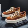 Модные корейские модные повседневные парусиновые кроссовки мужские Harajuku Platform Canvas Shoes Man Breathable Men's Vulcanized Shoes Zapatos De Lona