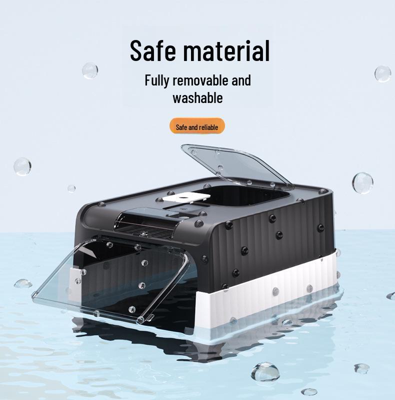 Большой закрытый лоток для кошачьего туалета с ящиком: Туалеты для кошек и товары для домашних животных с защитой от брызг и ультрафиолета