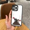 Милый мультяшный Т-Маленький крот Чехол для телефона для iPhone17,16,15,14,13,12,11 Plus,Pro Max Цветной Посеребренный Внутренний чехол