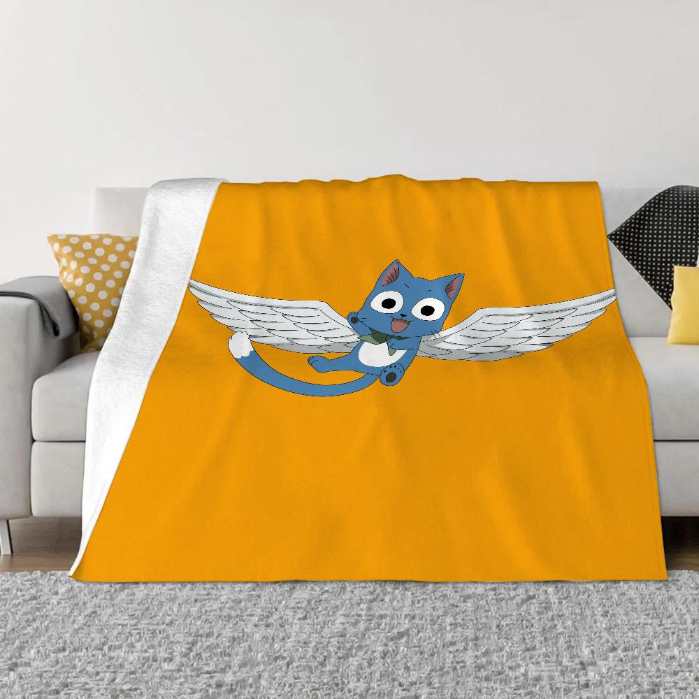 Одеяло из кораллового флиса Fairy Tail King Size, пушистые, мягкие, одеяла и пледы, роскошное постельное белье, вязаное плед, домашний интерьер