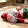 Unique Outdoor Yard Art Funny Drunk Dwarf Garden Decoration, Gnome Statue, Resin Sculpture Gift for Friends And Family Lawn Patio Decor, Weather