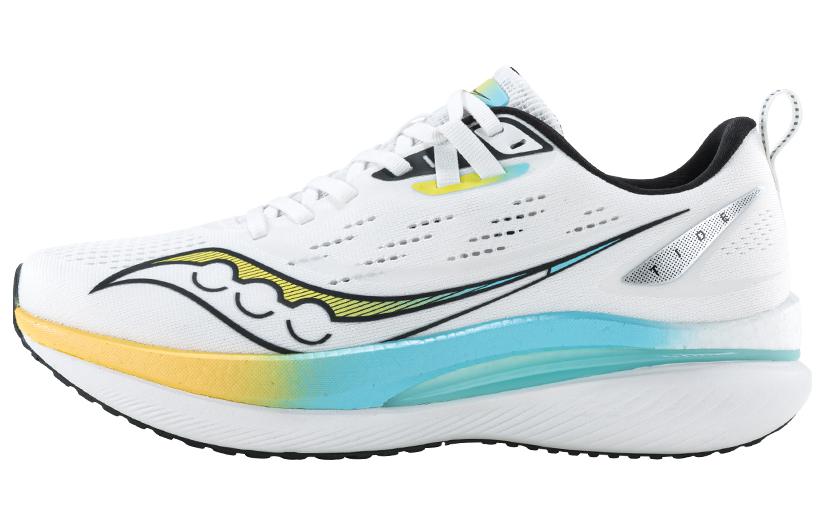 Мужские кроссовки Saucony Tide Mesh, Текстиль, Амортизация, Износостойкие, Упругие, Низкие, Повседневные, Для бега