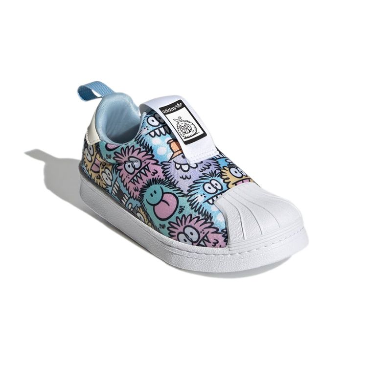 Кевин Лайонс x adidas Superstar 360 Кроссовки для малышей Monster Kids Синий Небо-Ясный Облачно-Белый H02735