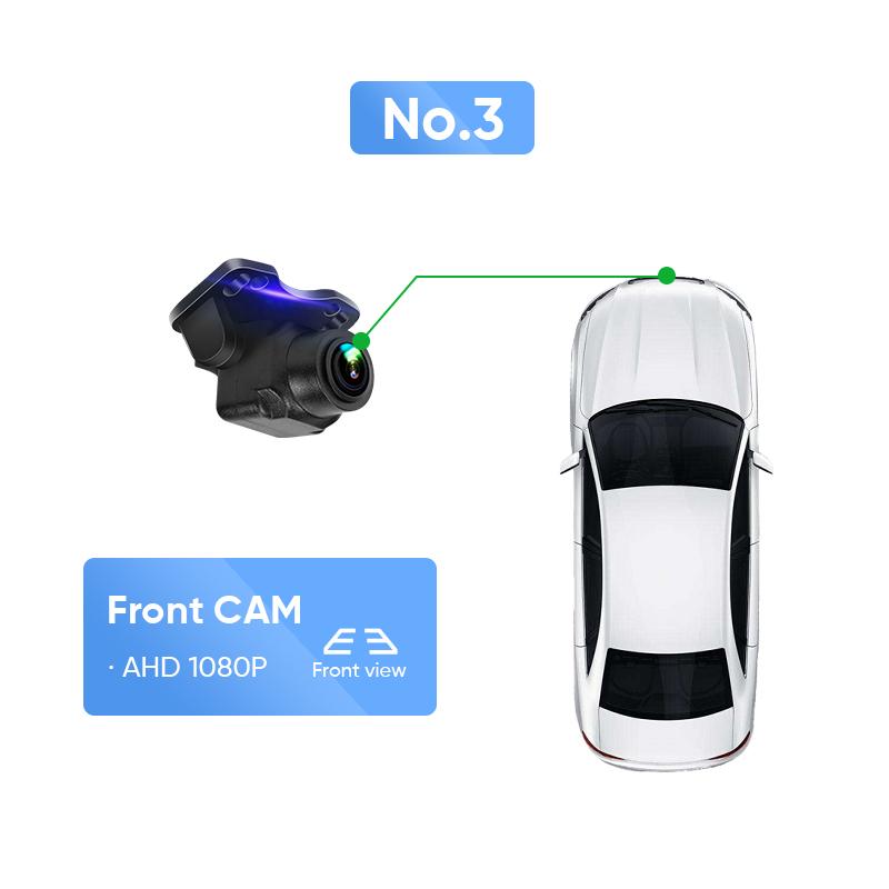 Ainavi Car Multimedia Camera 360 Cameras Rear CAM Wide Angle Backup Camera HD Dashcam AHD 1080P 720P DVR Driving Recorder ADAS