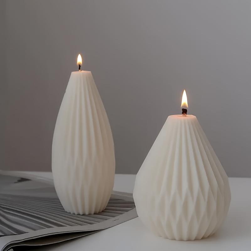 Mold for Silicone Candles in The Shape of A Pear, Suitable for Irregular Plaster and Resin Casting, Ideal for Creating Candles