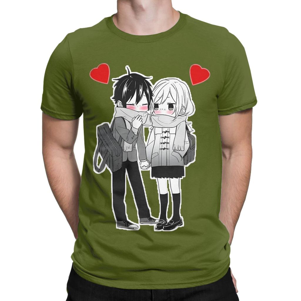 HHorimiya Chibi Kawai TShirt Beach Hipster TShirts Unisex 100 Cotton ONeck 4xl 5xl 6xl Clothing Short Sleeve Vintage Tops