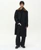 ADSB ANDERSSON BELL Detachable Fur Collar Chesterfield Coat (Black)