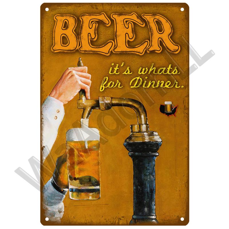 Metal Sign Vintage Tin Sign Cocktail Plate Decorative Poster Plaque Retro Bar Kitchen Home Wall Decor Bar Pub Club Art Man Cave