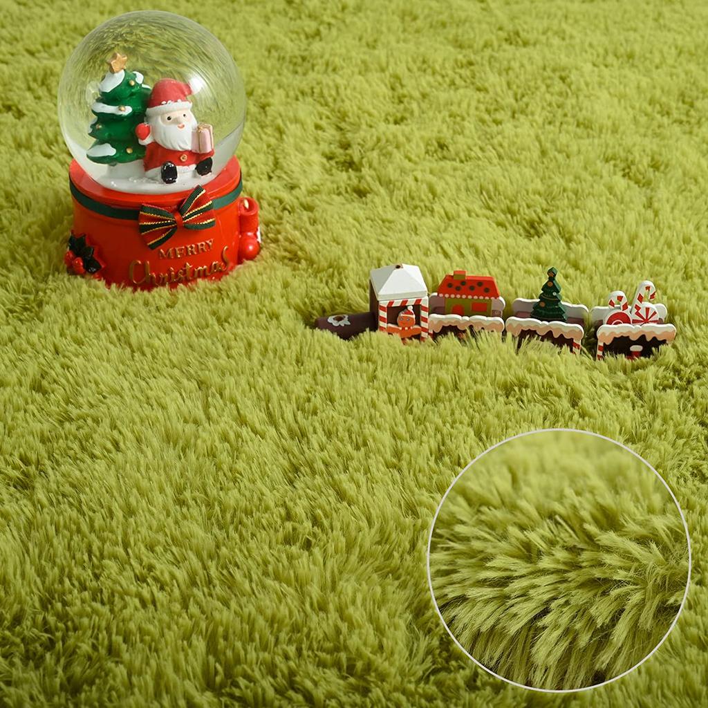 60/80/100/120/140/160 Круглый ковер Радужный Пушистый Мягкий Коврик для Детской Комнаты, Плюшевый Ковер с Длинным Ворсом, Милый Круглый Декор для Спальни