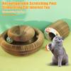 Cat Accordion Toy Magic Organ Cat Scratching Board with Ball Track Interactive Kitty Kurlz