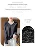Women's Faux Two-Piece Color Block Knit Top with Round Neck and Long Sleeves - Spring Collection