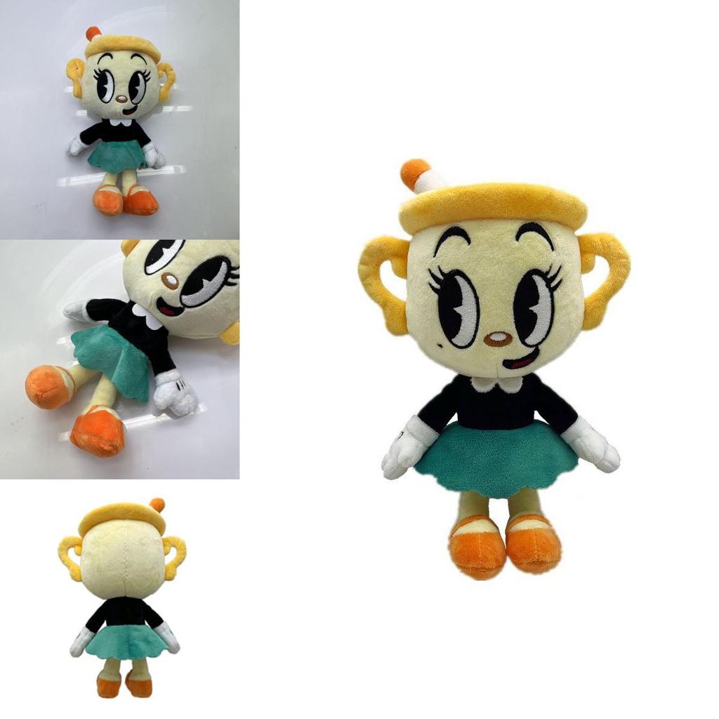 Classic Cuphead Teacup Head Plush Toy For Collectors 23cm