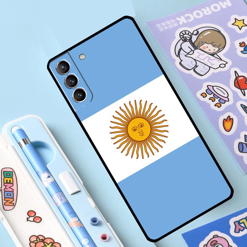 Чехол с аргентинским флагом для Samsung Galaxy S23 S21 FE S20 FE S22 Plus Note 20 Ultra Note 10 S8 S9 S10 Plus